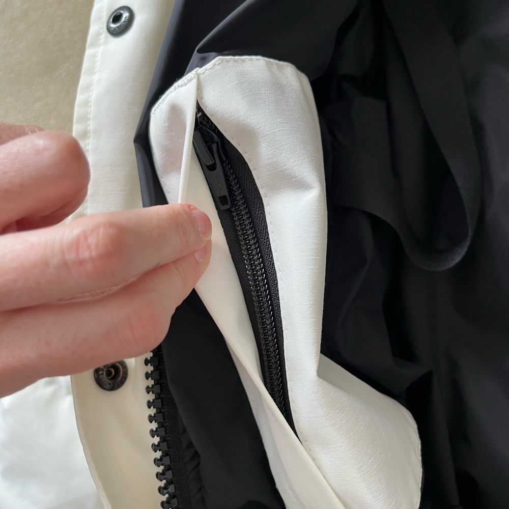 Canada Goose White Puffer Jacket with Fur Hood - Picture 12 of 16